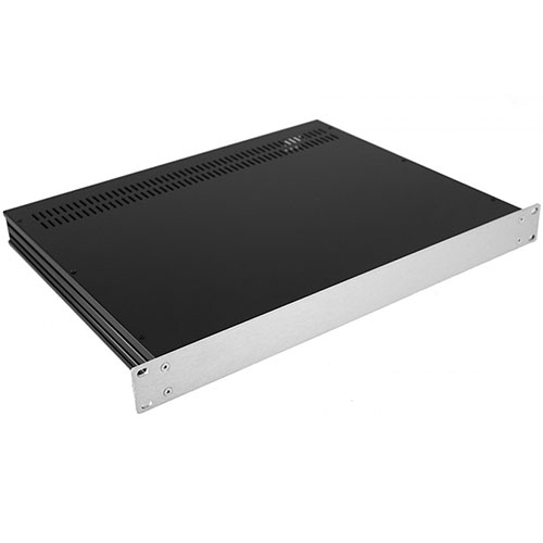19 inch rack case height 1 unit with silver colored aluminum front 350...