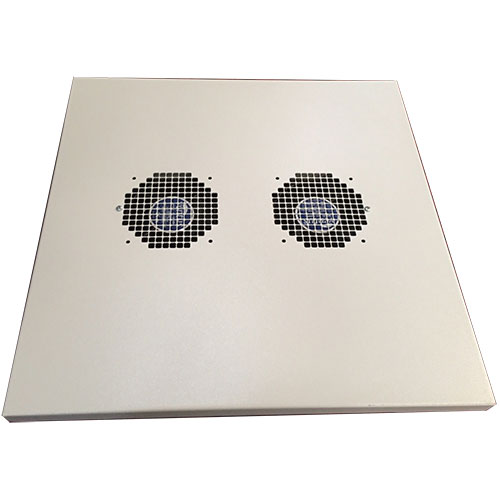 Ventilated roof with predisposition grilles for 2 fans 120 x 120 (not...