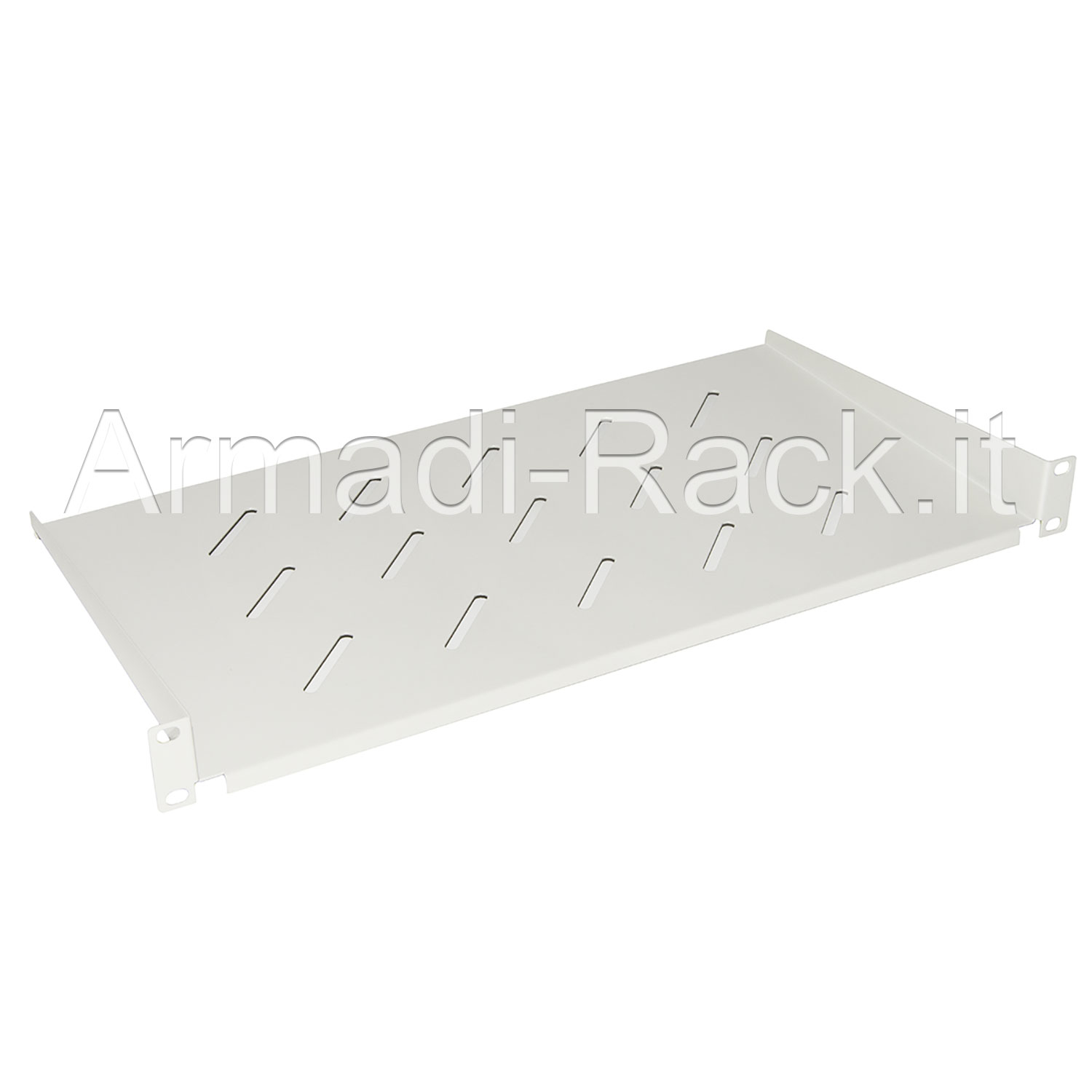 cantilever shelf, tray 1u 250 mm deep grey
