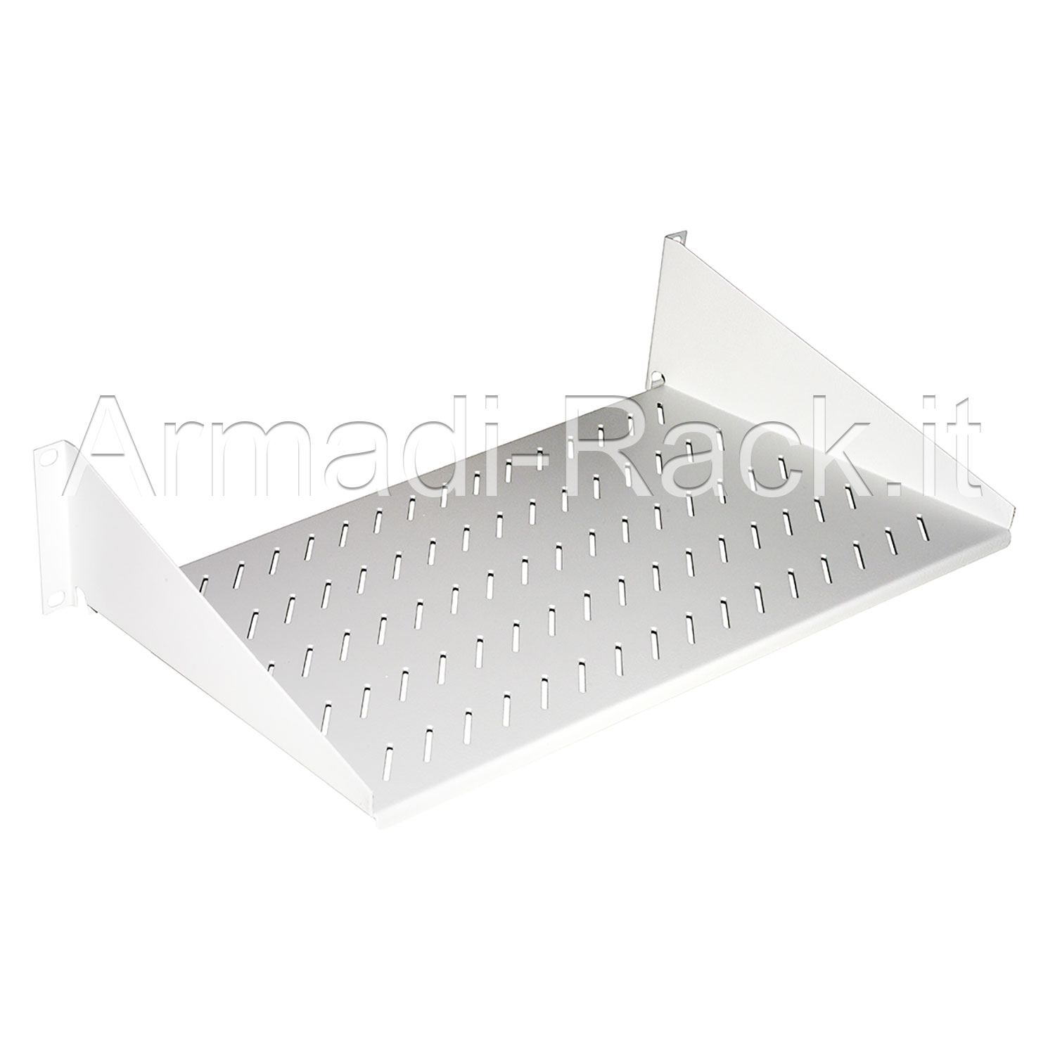 cantilever shelf, tray 1u 250 mm deep grey