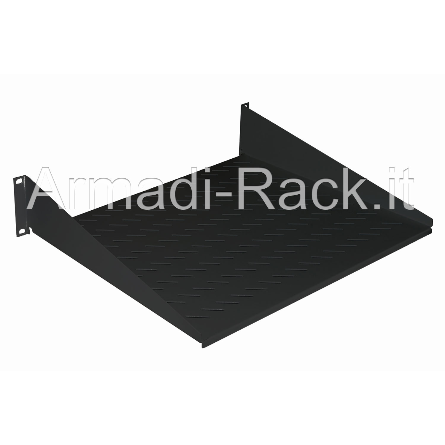 cantilever shelf 450 mm, black peeled tray