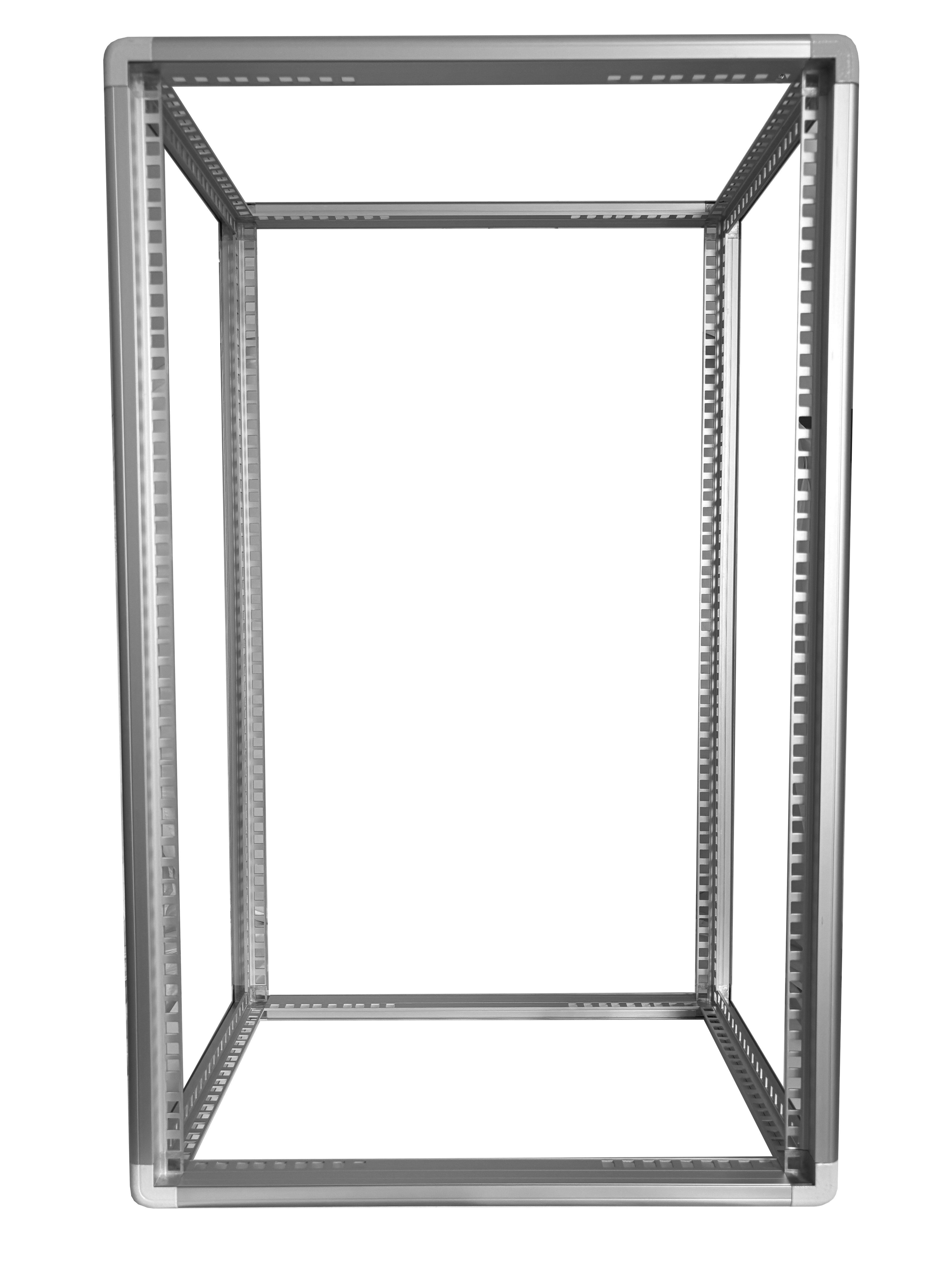 19" open frame, various rack units and depths