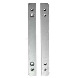 Pair of corner finishing plates front/rear for desktop rack cabinet 6U