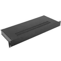 19 inch rack case height 1 unit with black aluminum front different depths