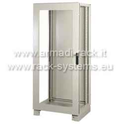 2000 Series structure with rear and door in tempered glass, various sizes