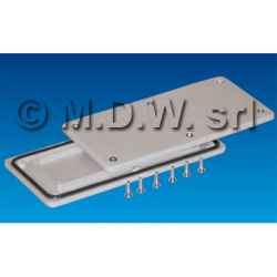 Plastic cable gland plates size 100x206 mm