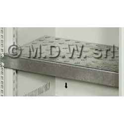 1U fixed shelf with 19 inch mounting, 240 mm deep in galvanized steel
