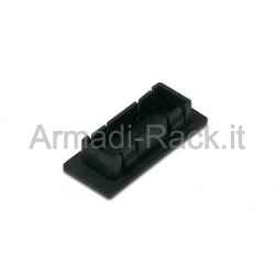Pack of 100 closing plugs for holes in panels with LC fiber optic connectors