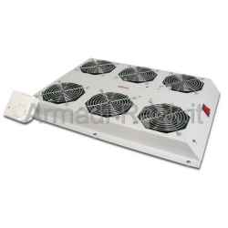 Kit of 6 Fans with Light Gray Thermostat for Server Line Cabinets (Dn-19 Fan-6-1000-N)