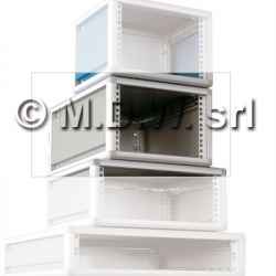 MODULRACK desktop cabinets electronics container, 42te wide, various rack units and depths