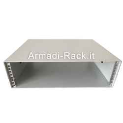 Standard rack enclosure 3U high (140mm), 84TE/19 inches wide (496mm), 400mm deep