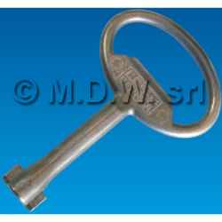Double-bit key for electrical panel lock
