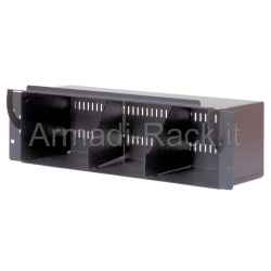 Metal rack top 19&quot; 3 CD holder units