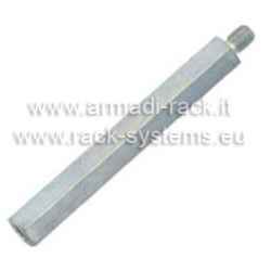 Spacer pin M6 male - M6 female thread spacer length 50 mm