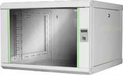7-unit wall-mounted cabinet Unique line (h)420 x (l)600 x (d)600 mm. light gray color