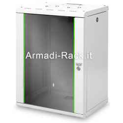 16-unit wall-mounted cabinet Unique line (h)820 x (l)600 x (d)600 mm. light gray color
