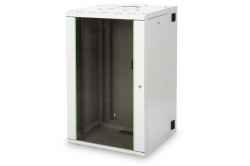 Rack cabinet 20 wall units Soho line (h) 998 x (l) 600 x (d) 600 mm. with double section in light gray ral 7035