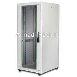 Cabinet 22 units 19 for networks measures (h)1155 x (l)600 x (d)600 mm. light gray color