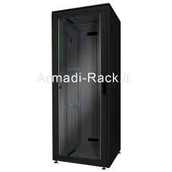 Cabinet for LAN and networking networks, 42 professional line units, dimensions in mm (H)2050 X (W)800 X (D)800, black color RAL9005