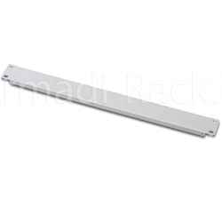 Blank panel 1 unit for rack cabinets gray RAL 7035, front panels rack 19&quot; (DN-19 BPN-01 EAN 4016032135272)