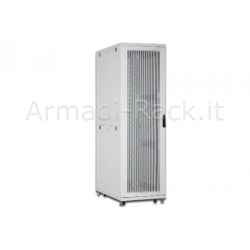 19 inch cabinet 42 rack units for networks and servers with double sides, measures (h)2010 x (l)600 x (d)1000 mm. RAL 7035 gray colour