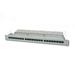 Patch 19 Shielded Panel 24 Ports 8 Poles Rj45 for Category 6 Networks - 1 Unit