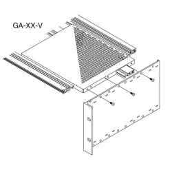 Bolted cover grid, various sizes