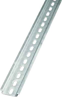DIN RAIL bar 450 mm, guide for DIN mounting components in rack 19"