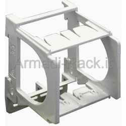 Gewiss support for mounting components on 2-place EN50022 rail