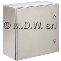 Stainless steel cabinet, IP66, NEMA 1,12,4x measures 300X200X150 304L without plate