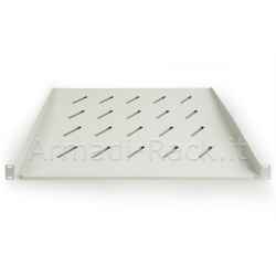 Shelf for 19" cabinet, 1 unit, depth 350 mm. (universal), grey colour