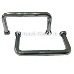 kit of 2 handles for 19 inch rack containers 3 units in chromed steel
