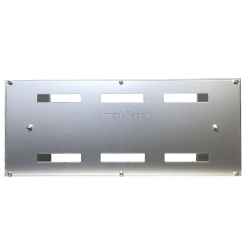 4U 84TE front panel KIT with cable passage slots and DIN bar mounting predisposition