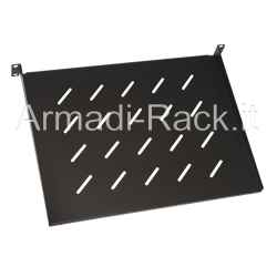 Shelf for 19 inch rack cabinets, occupies one rack unit, 350 mm deep, black color RAL9005 (DN-19 TRAY-1-350SW)