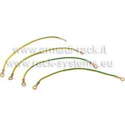 Grounding kit with 4 yellow/green wires, length 40 cm, 3 mm2