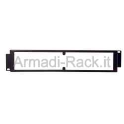 19&quot; rack panel 2 protection units made of metal and plexiglass
