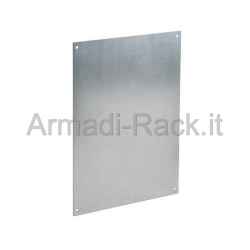 Metal plate for mounting IP55 polyester cabinets, various sizes