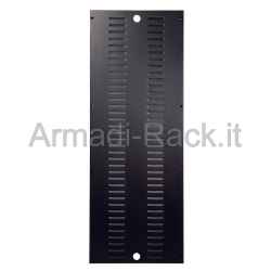 Rear closure with ventilation grills and cable passage for cabinet st30-50 and st30-64