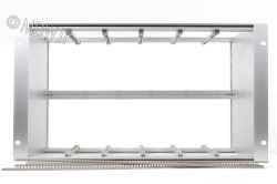 1 x 6U 84HP x 178 module holder subrack for P=160 boards with direct insertion or backplane connectors