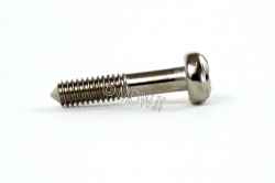 Cross-cut anti-thread collar screw M 2.5 x 12.3 (equivalent to Schroff 21101-101 Collar screw for front panel mounting)