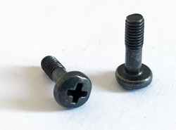 Cross-cut screw with anti-thread collar M 3 x 11 mm, BLACK colour