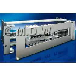 3-unit rack drawer for installation on exposed switches on DIN bar