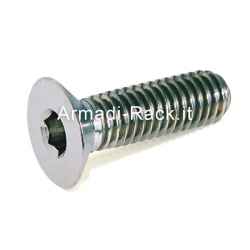 Countersunk head screw with M10 thread hexagon, length L=30 mm (K=6 mm)